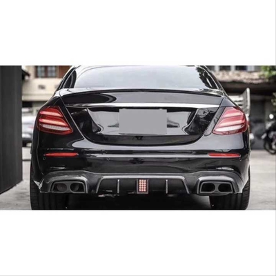 MERCEDES W213 E SERISI IÇIN BRB DIFUZOR &amp; EGZOZ SETI (AMG SEDAN) 2017+